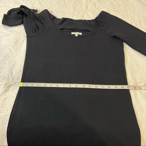 Maurice’s Black Ribbed Midi Dress size M - Picture 9 of 12